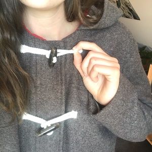 Brown and red Wool coat! Old navy